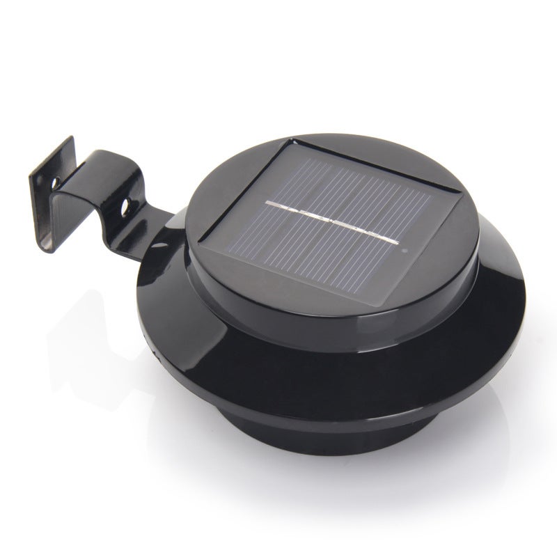 Zestaw lamp solarnych do rynien zewnętrzne lampy solarne z regulowanym wspornikiem do ogrodzenia ogrodu ściany podwórza czarne ciepłe światło