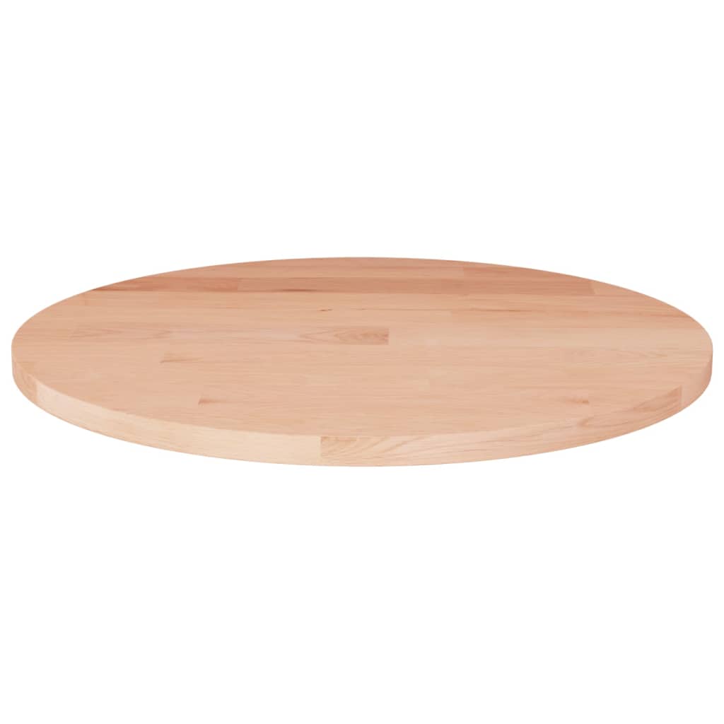 vidaXL Okrągły blat do stolika, Ø30x1,5 cm, surowe drewno dębowe