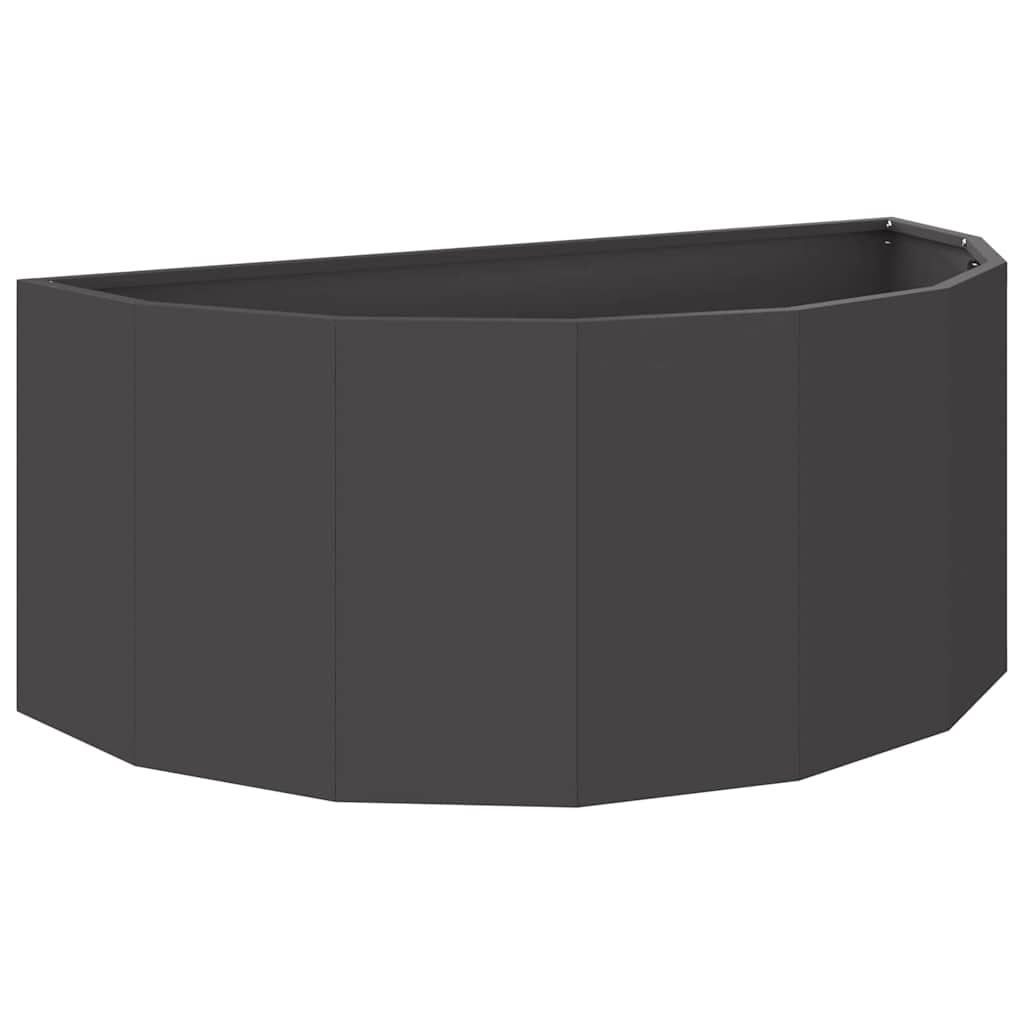 Donica Czarny 90 x 45 x 35 cm Stal