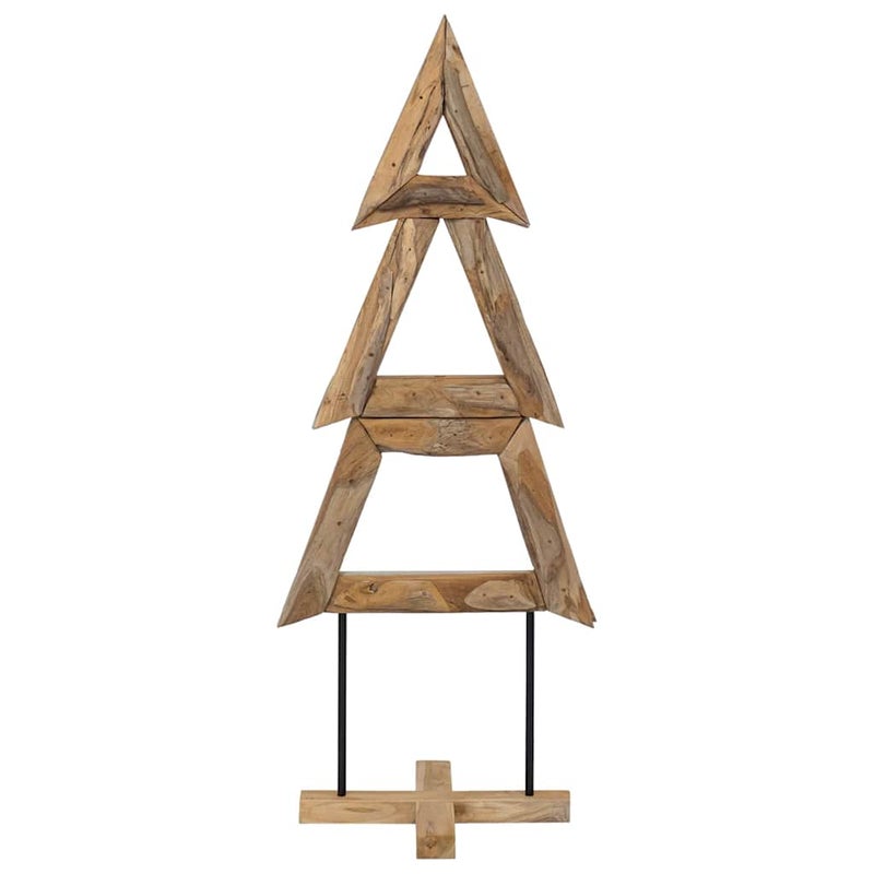 Choinka Drewniana z Drewna Tekowego 149,5 cm Dekoracyjna