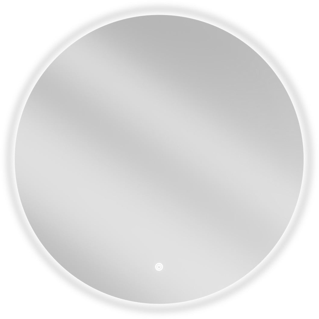 Mexen Erg lustro łazienkowe podświetlane, okragłe 70 cm, LED 6000K, antypara - 9823-070-070-611-00