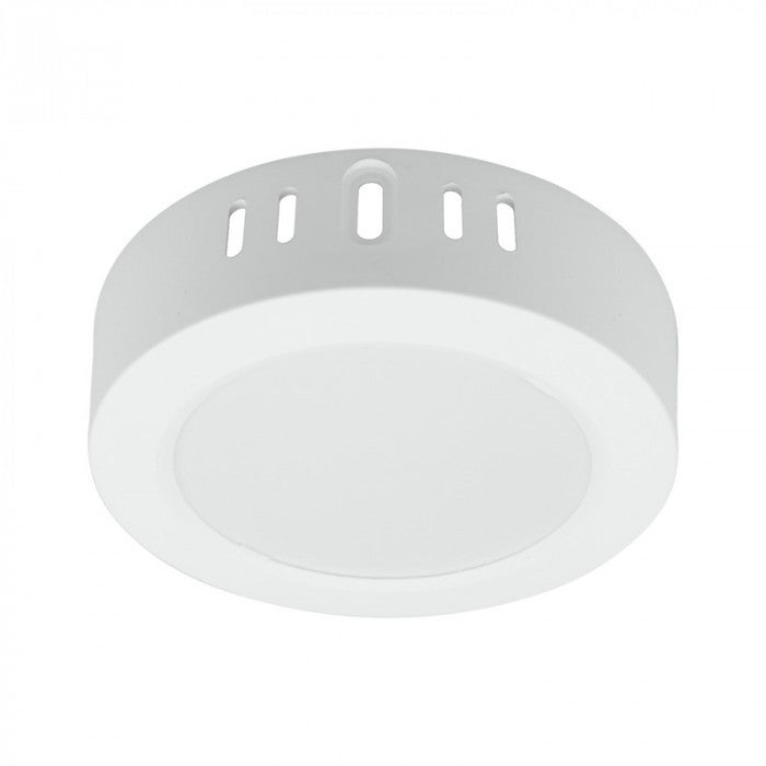 Spot sufitowy reflektor okrągły Downlight LED 12W Neutralna biel 1200lm biały klosz mleczny wym: 3,1 x 17 x 17 cm IP20 Ecolight