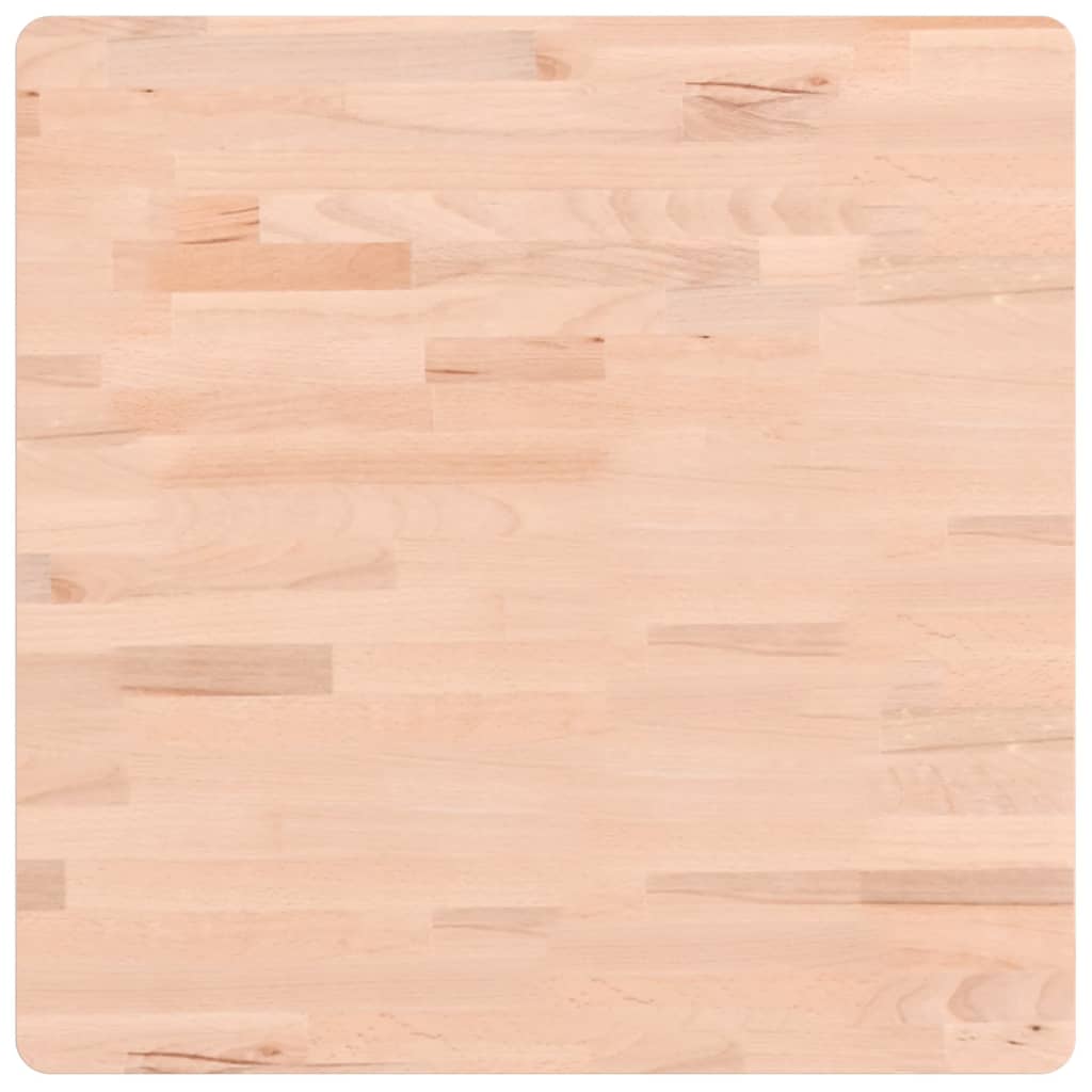 Blat Drewniany Bukowy Lity Surowy do Stolika Kawowego 60x60x2,5 cm