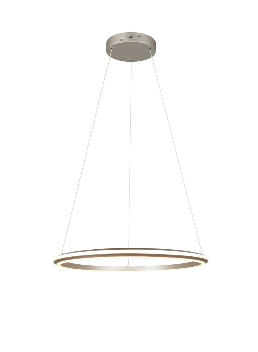 Lampa wisząca LED AMADOR 48W Odcienie bieli 1006lm metal srebrna wym:150x75x75cm IP20 Trio