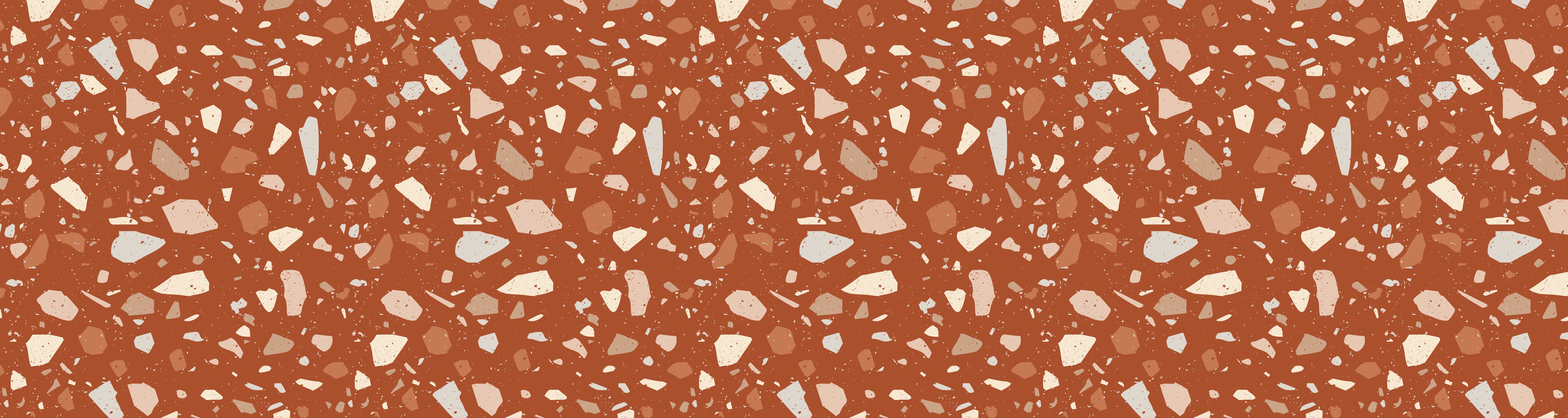 Dywan winylowy Terrazzo Odysseus 80x300 cm - antypoślizgowa wykładzina PVC z gładkim nadrukiem, winylowa do kuchni lub salonu, zmywalna