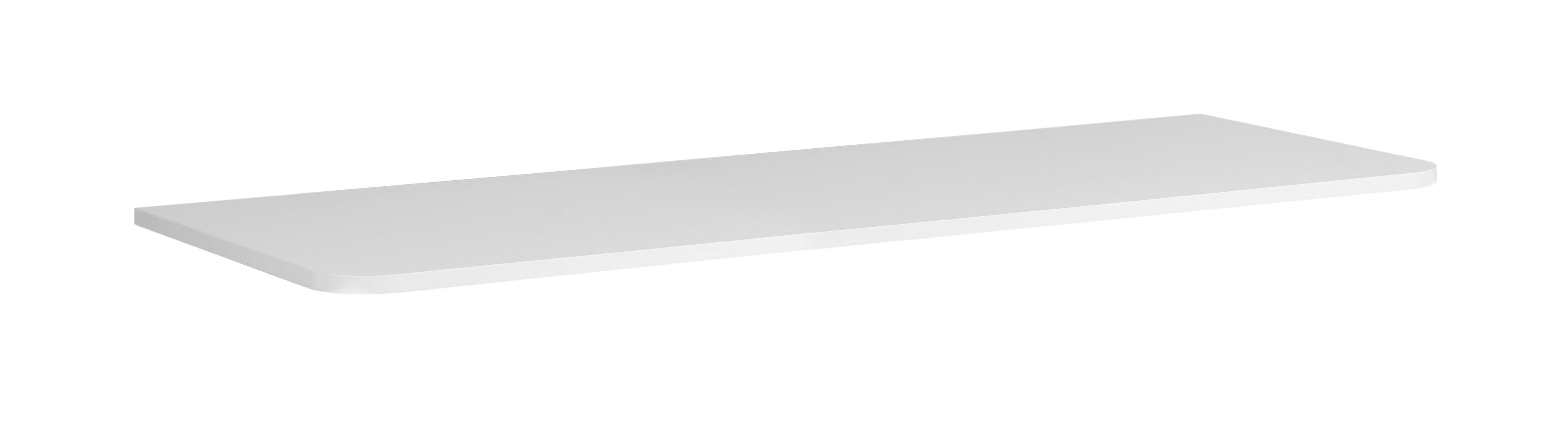 Blat Łazienkowy LINEA 120 cm Biały Laminowany Bez Otworów