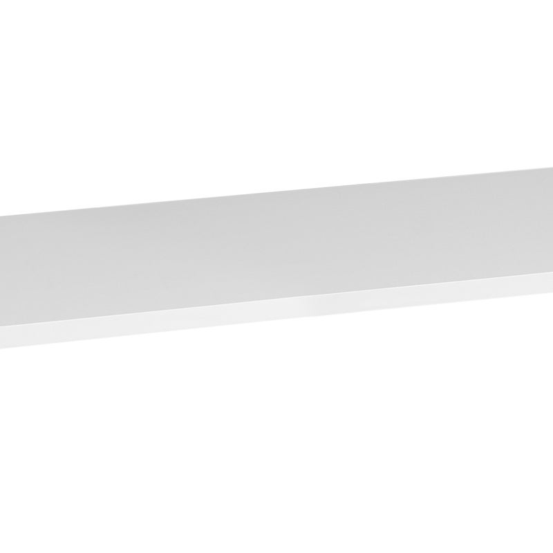 Blat Łazienkowy LINEA 120 cm Biały Laminowany Bez Otworów