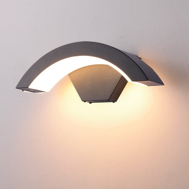 Zewnętrzna kinkietowa lampa ścienna LED, nowoczesny kinkiet zewnętrzny 24W, wewnętrzne lampy dekoracyjne LED, wodoodporny IP65, ciepła biel 3000K