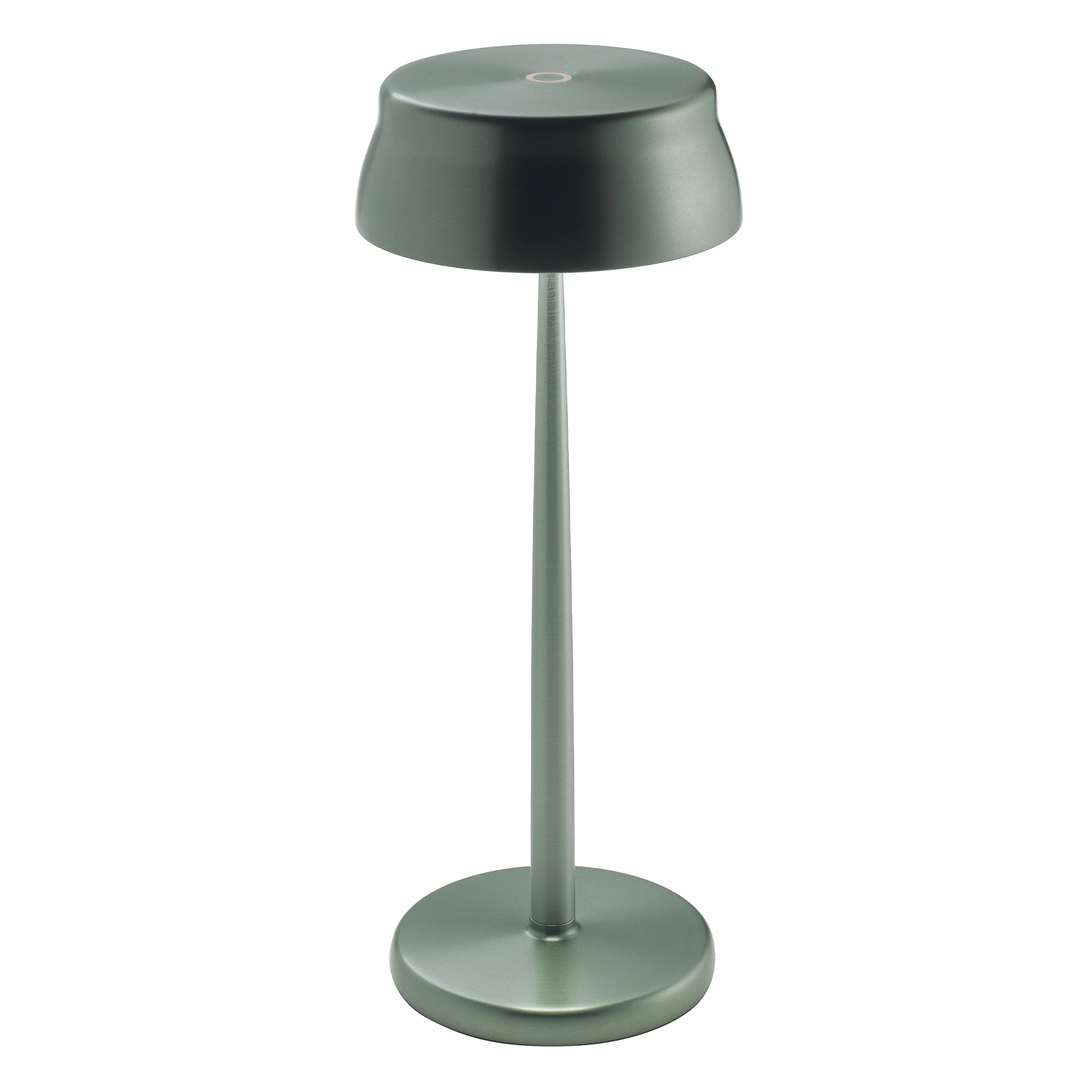 Lampa stołowa LED Zafferano SISTER LIGHT Wi-Fi Smart w kolorze zielonym, ładowalna i ściemnialna