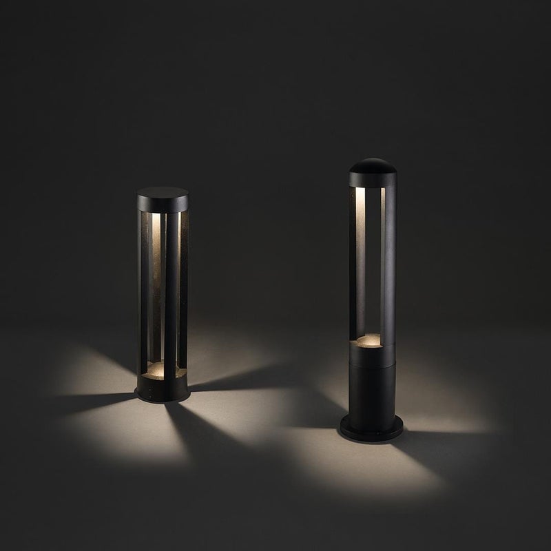 Lampa zewnętrzna ogrodowa słupek LED Nowodvorski MONTERREY czarna, aluminium 9507
