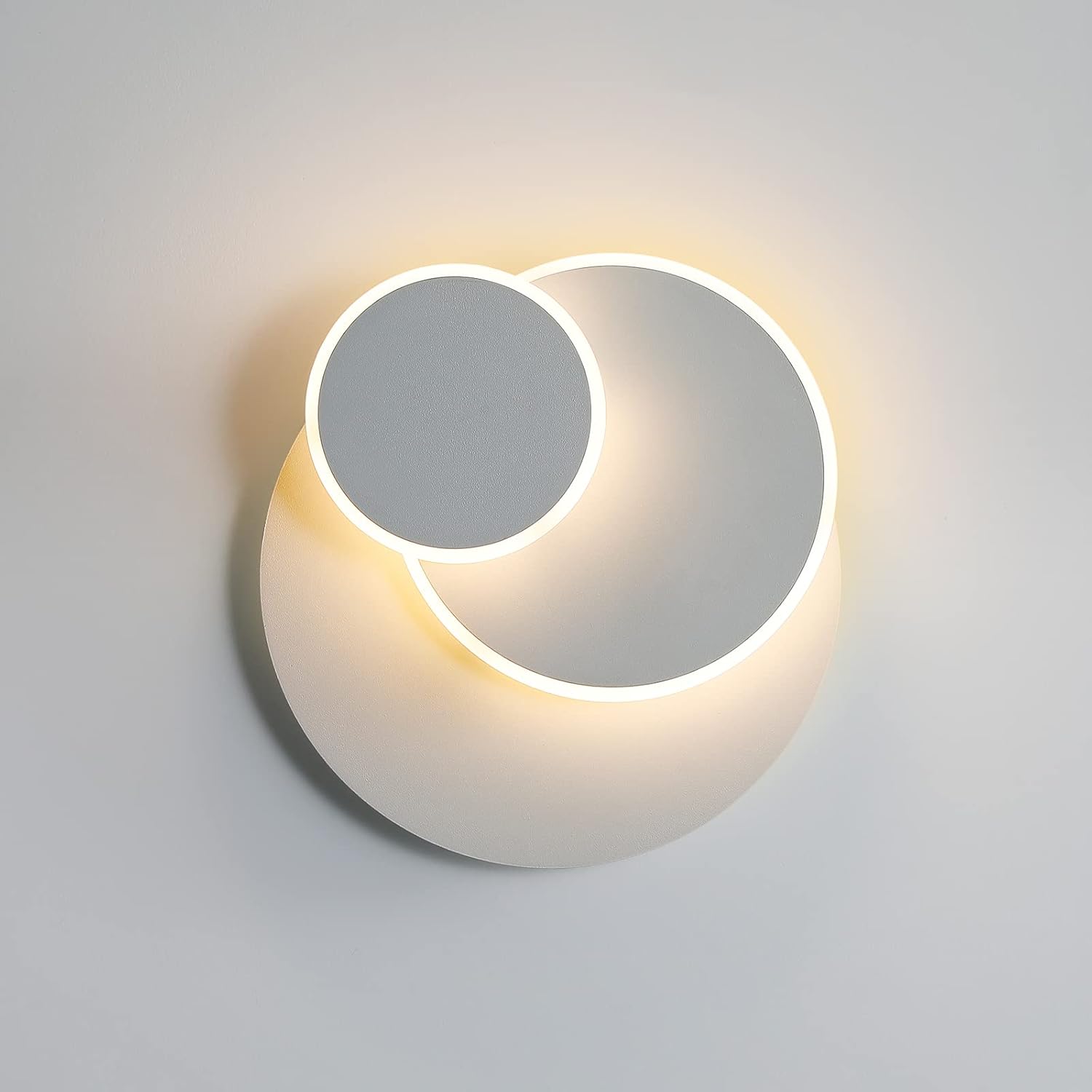 Kinkiet LED 15 W, Creative Eclipse 3 w 1, solidna ochrona, nowoczesny i elegancki styl, idealny do salonu, przedpokoju, balkonu lub sypialni