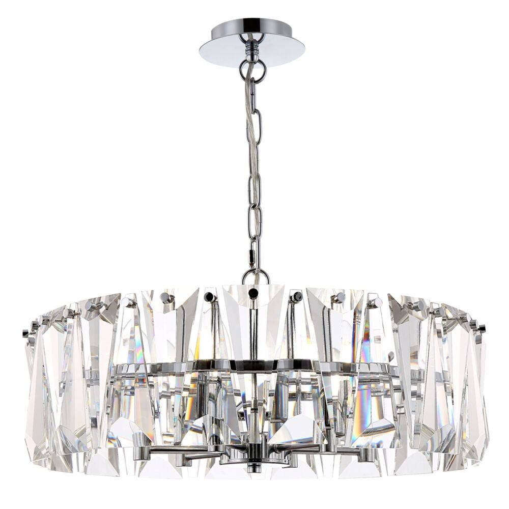 Lampa wisząca kryształowa chrom Puntes Maytoni MOD043PL-06CH