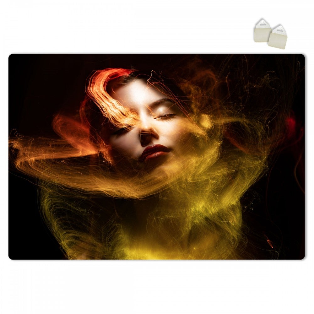 FLOW WOMAN - PLAKAT Forex z ekspandowanego PVC o grubości 3 mm - 100x70 cm
