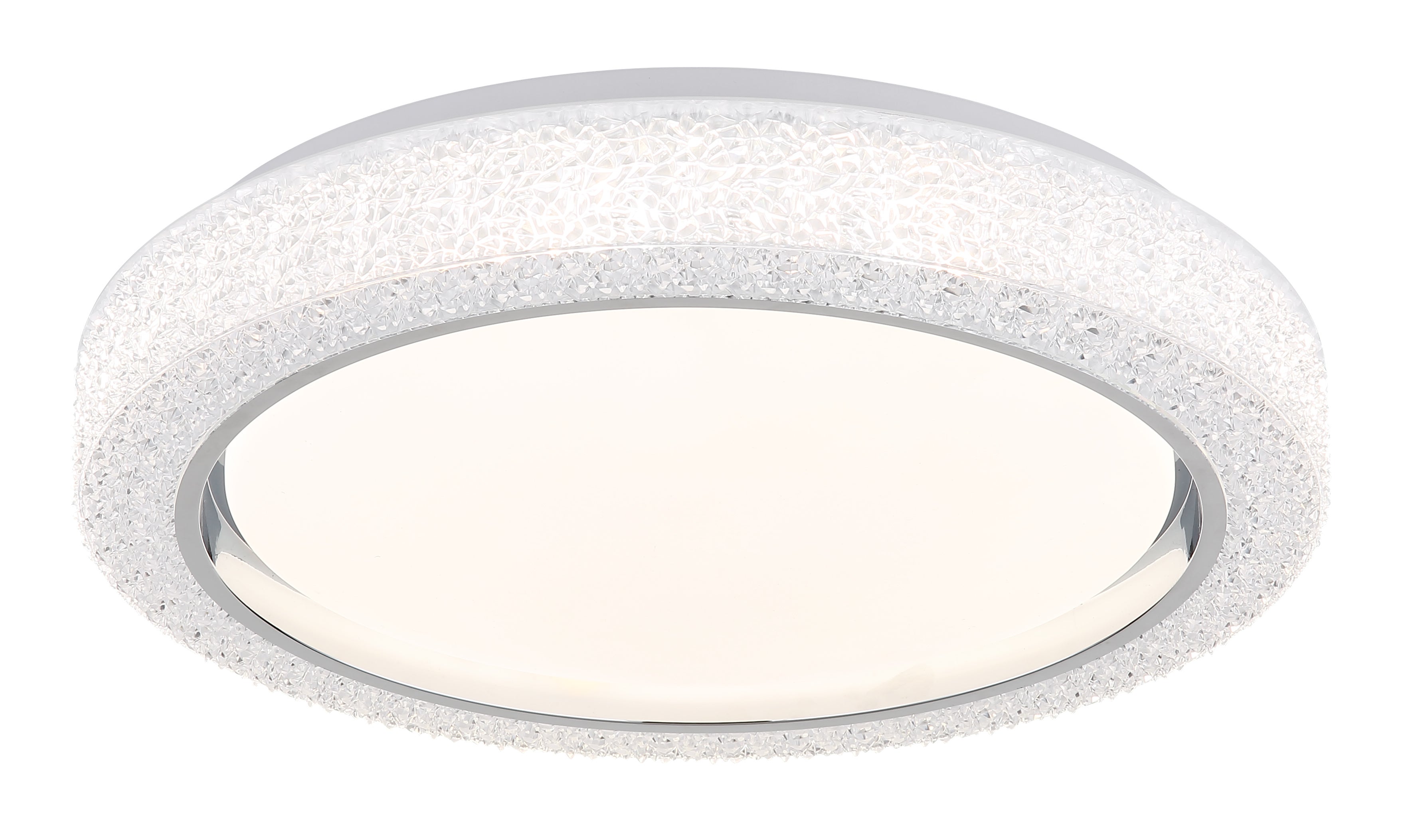 Biała metalowa lampa sufitowa LED