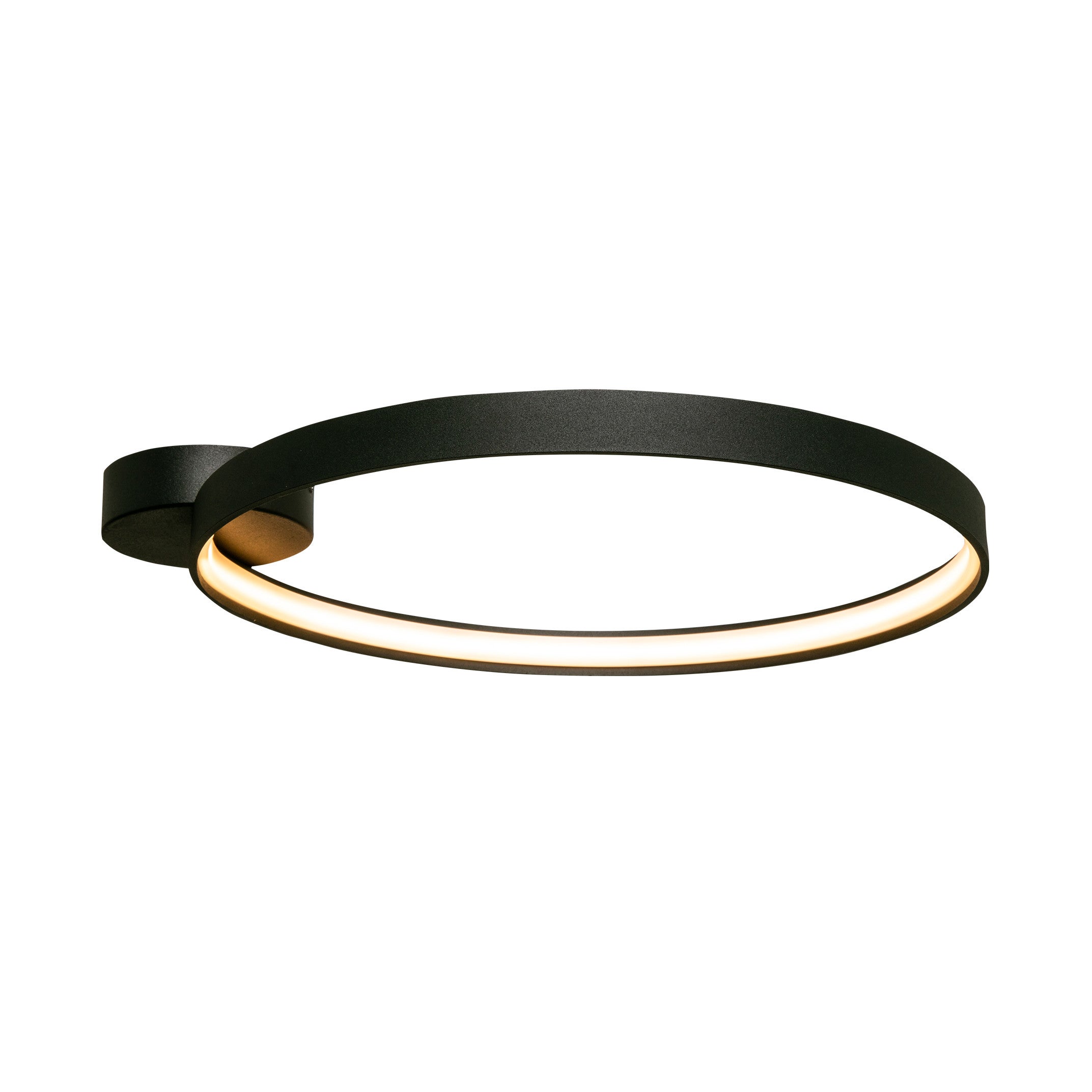Lampa sufitowa czarna nowoczesna CIRCLE LED 50W Zuma Line LA0772