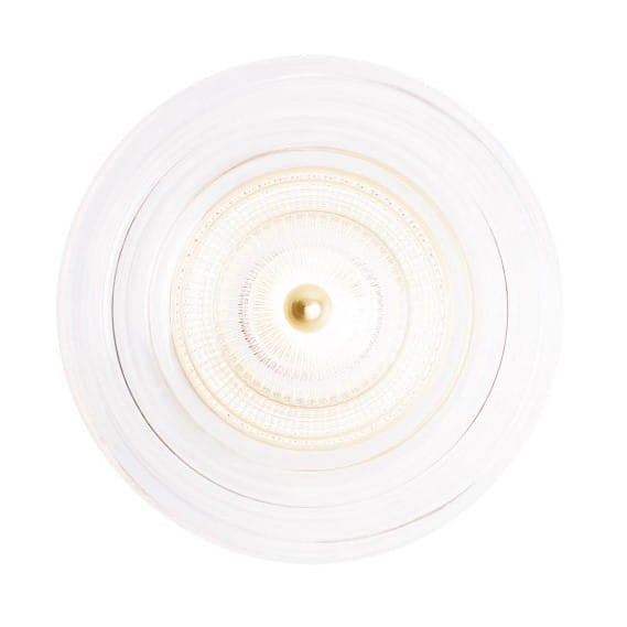 Kinkiet ścienny złoty okrągły przezroczysty klosz LIPARI LED 6W W0358 Maxlight
