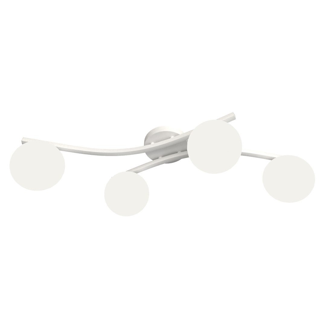 Lampa Sufitowa Opus 7, Metal, Biały, Seven Design