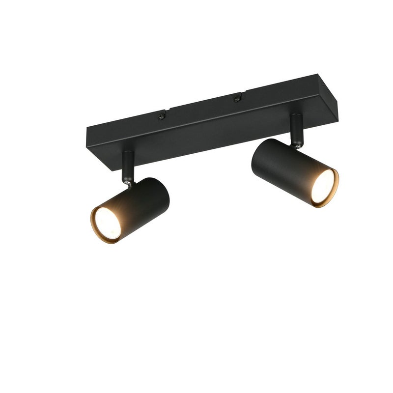 Reflektor podwójny tuby TARYN czarny 2xGU10x5W metal wym:13,5x28x6cm IP20 RL