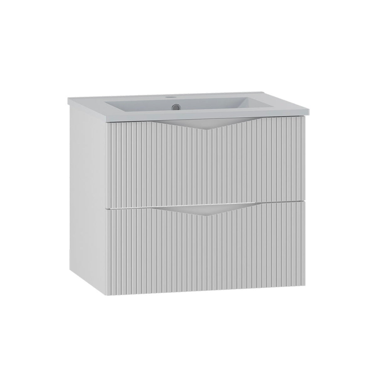 Szafka pod umywalkę wnękową 60 cm Tao Biała