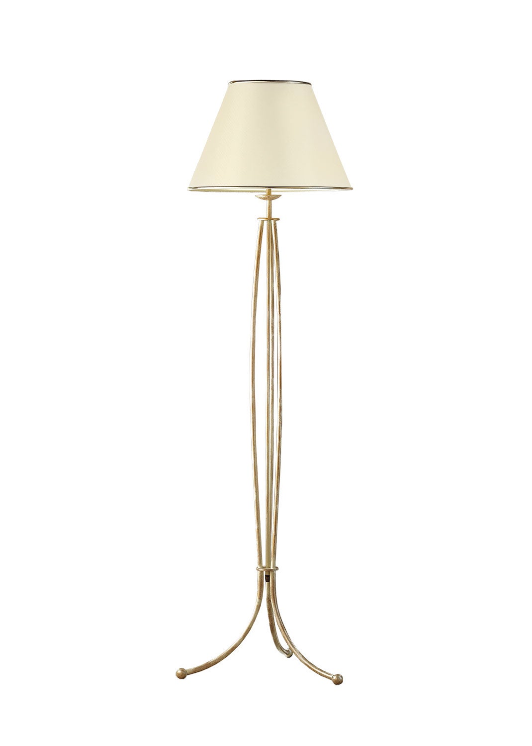 Lampa podłogowa Laura Jupiter beżowa E27 163x45x45 cm 1 szt.
