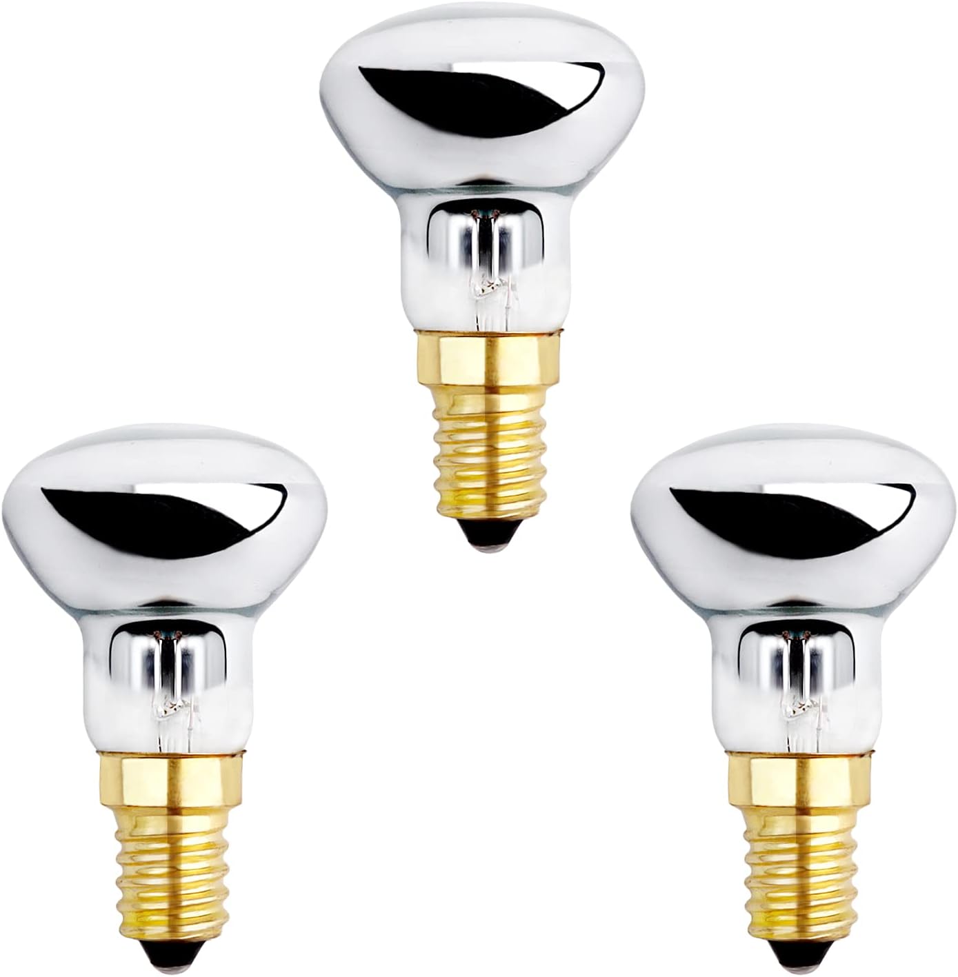 Żarówka E14 R39 25W, ściemnialna, ciepłe białe światło 2600K, 250 lumenów, odpowiednia do lamp grzewczych, opakowanie 3 szt.