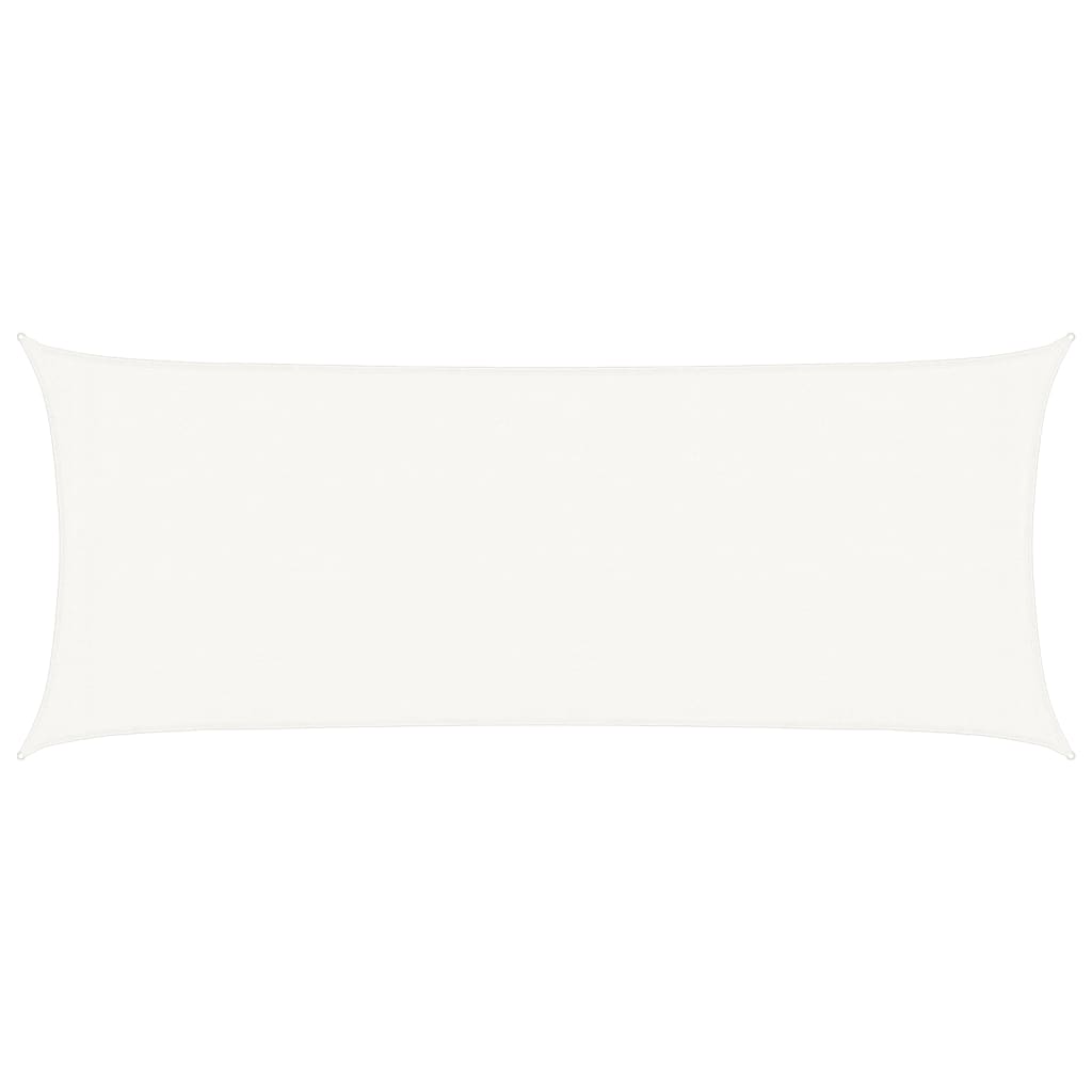 Żagiel przeciwsłoneczny biały 160 g/m² 2 x 4,5 m HDPE