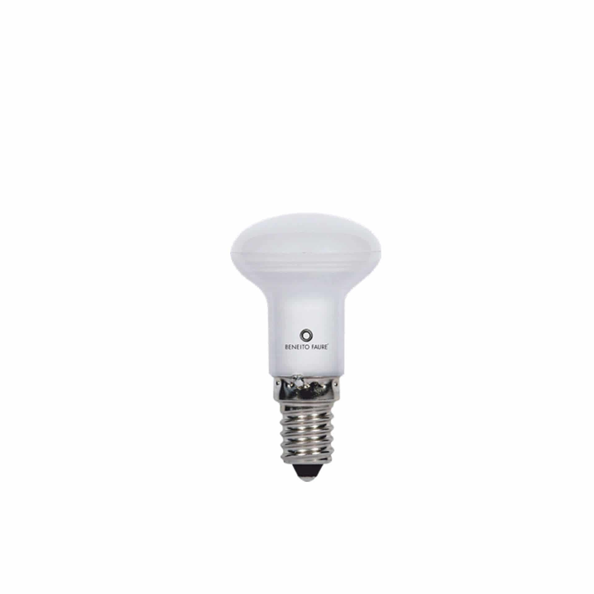 Żarówka LED R39 E14 3W 3000K Kąt świecenia 120º 308 lumenów Klasa efektywności energetycznej do oświetlenia wewnętrznego IP40 - Beneito & Faure