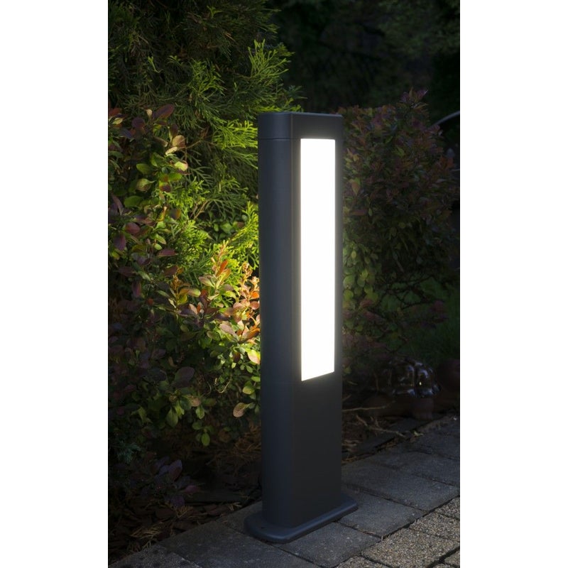 Słupek oświetleniowy zewnętrzny 80 cm LED 8W ciemno-szary IP54 SU-MA Evo GL15403