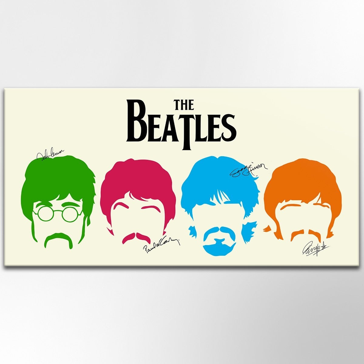 Obraz na płótnie na drewnianej ramie ZNAK BEATLESÓW 200x100 cm