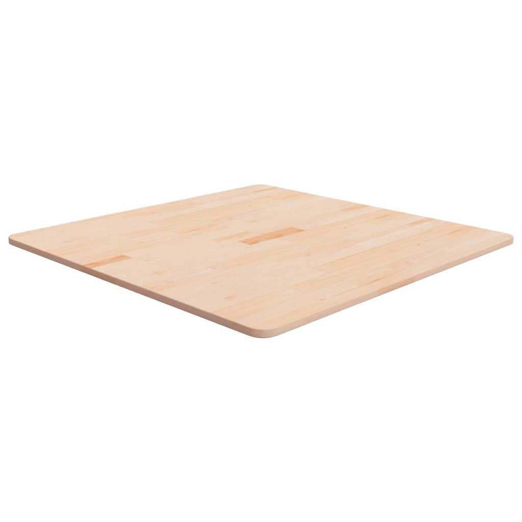 Blat Drewniany Kwadratowy do Stołu 80x80 cm z Surowego Dębu