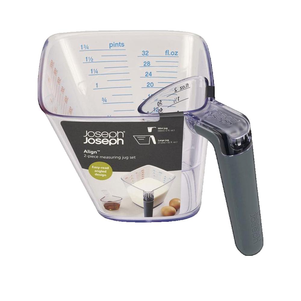 Zestaw miarek Joseph Joseph Align™ plastik bez BPA 1L + 50ml ergonomiczny