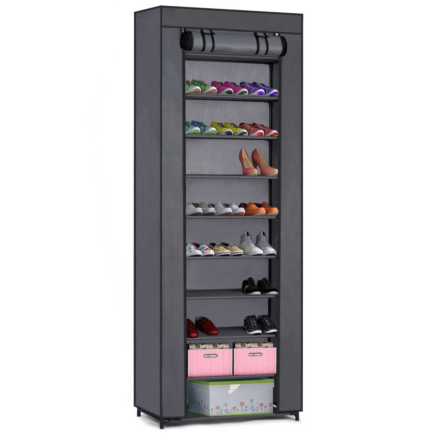 Szafa tekstylna 58x28x175cm MS-802 grafit Massido