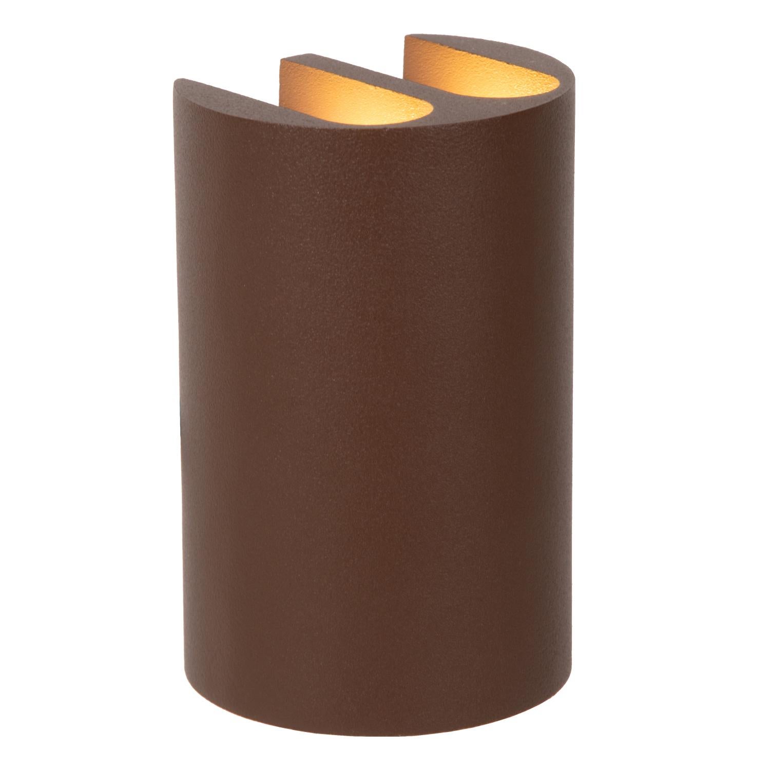 Kinkiet zewnętrzny LED YORK 4.8W aluminium rdzawy wym:11x5,8x7cm IP54 Lucide