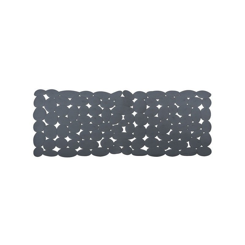 Dywanik łazienkowy z tworzywa PVC Marble 73x36 cm Ciemnoszary Spirella