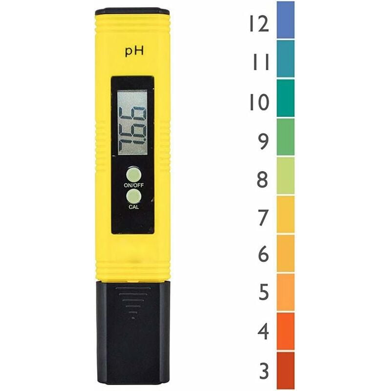 Profesjonalny tester pH, funkcja automatycznej kalibracji i zakres pomiarowy od 0,00 do 14,00 do wody, zakres pomiarowy do hydroponiki i basenów