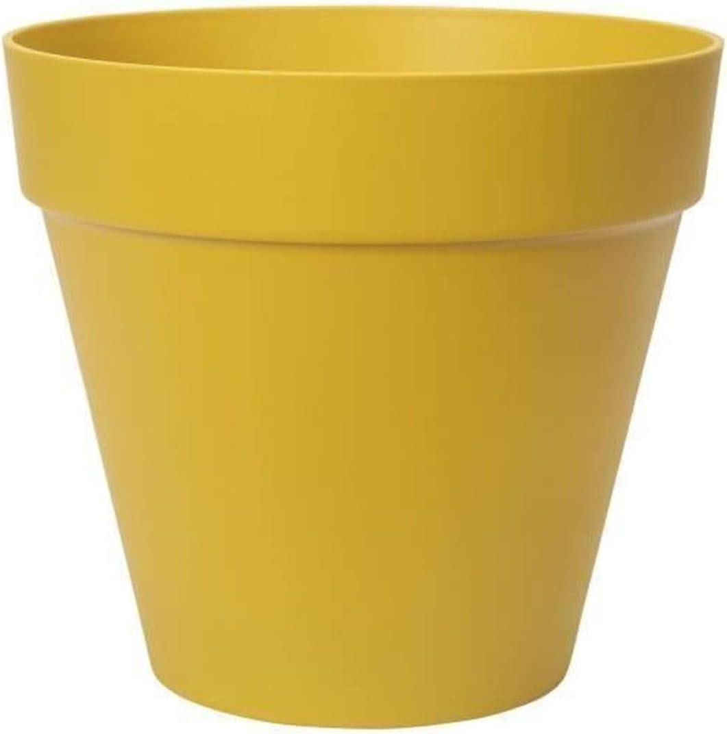Doniczka miejska Loft okrągła, 20 cm, ochra