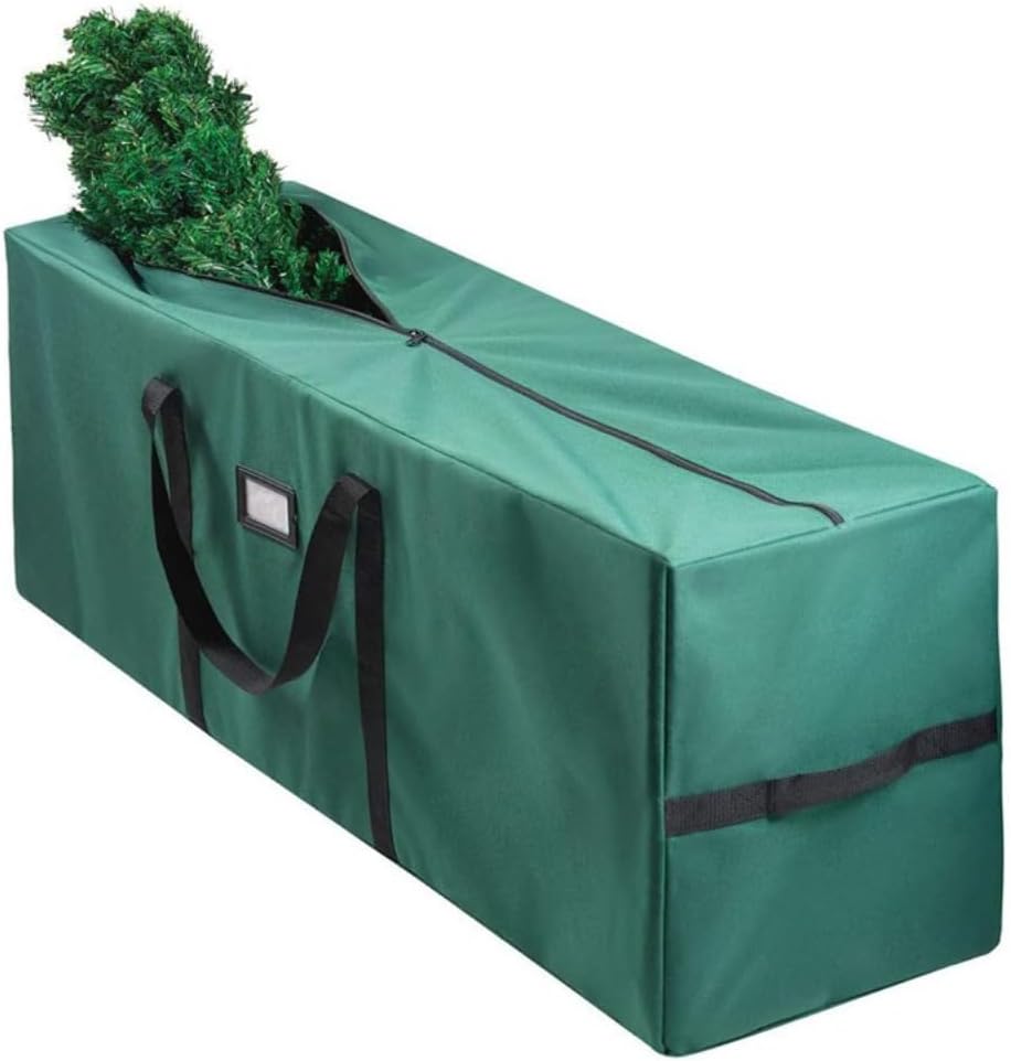 Torba do przechowywania choinki zapinana na zamek – Torba na choinkę – Zielona – 165 x 38 x 76 cm