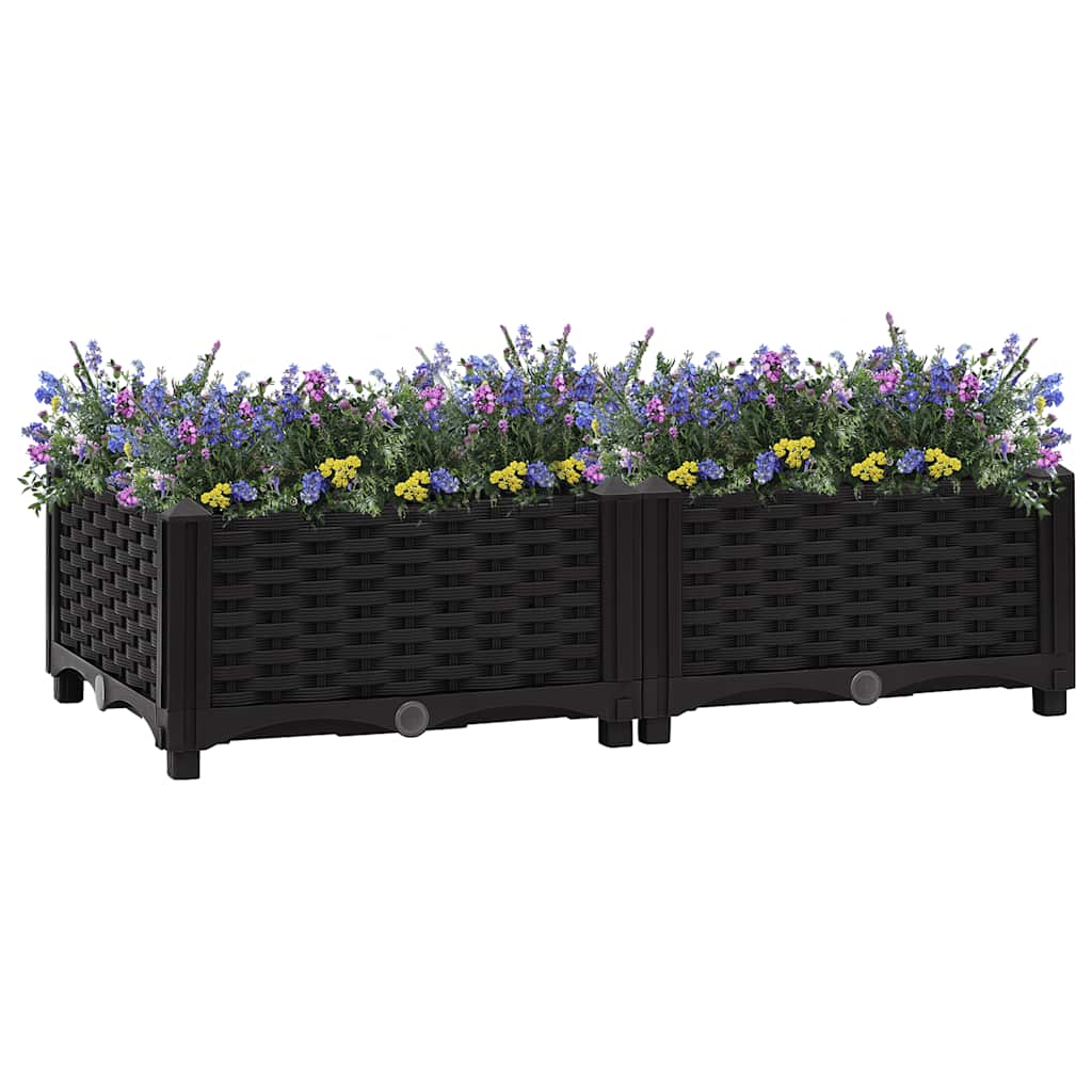 Donica do podniesionej rabaty, 80x40x23 cm, polipropylen vidaXL