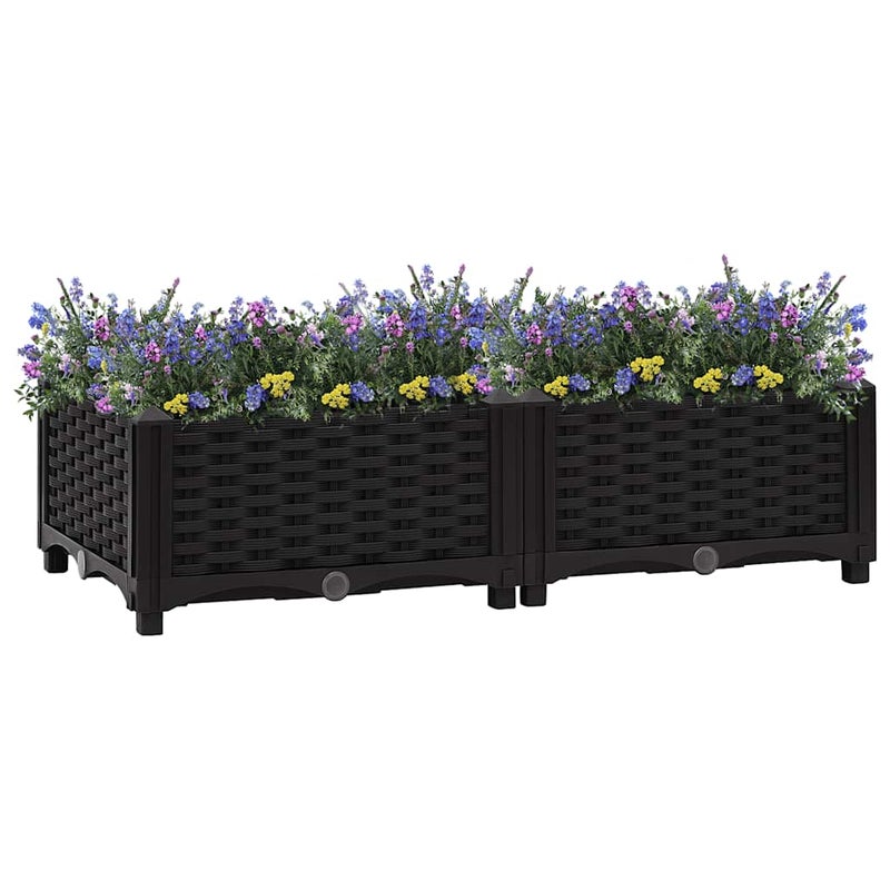 Donica do podniesionej rabaty, 80x40x23 cm, polipropylen vidaXL