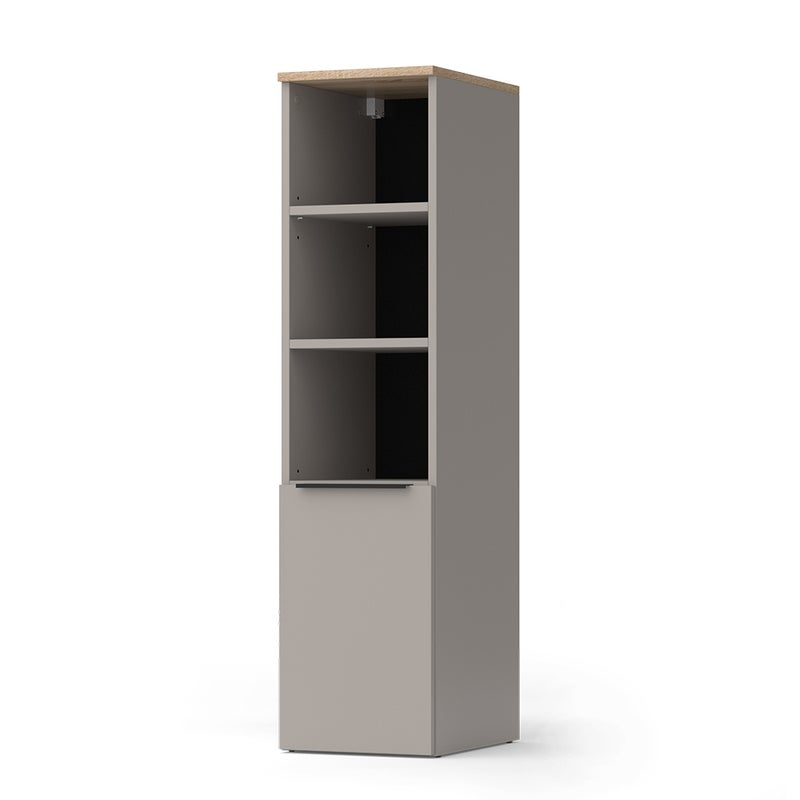 Vicco Szafka uniwersalna Wido, Szary, 30.2 x 120 cm z drzwiami