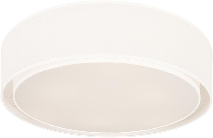 Lampa sufitowa plafon LED Nowodvorski MIST biała, tkanina 8943