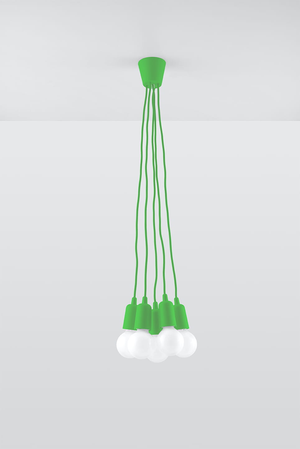 Żyrandol DIEGO 5 zielony Sollux Lighting SL.0583