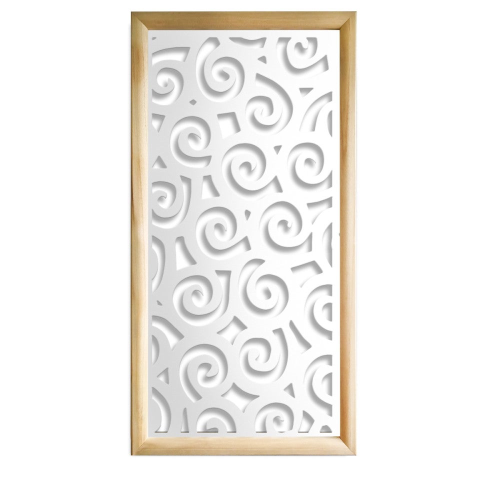 RICCI - Prostokątne moduły dekoracyjne z drewna i PVC - Rozmiar 47x94 cm - Grubość 47 mm - Kolor wewnętrzny CZARNY