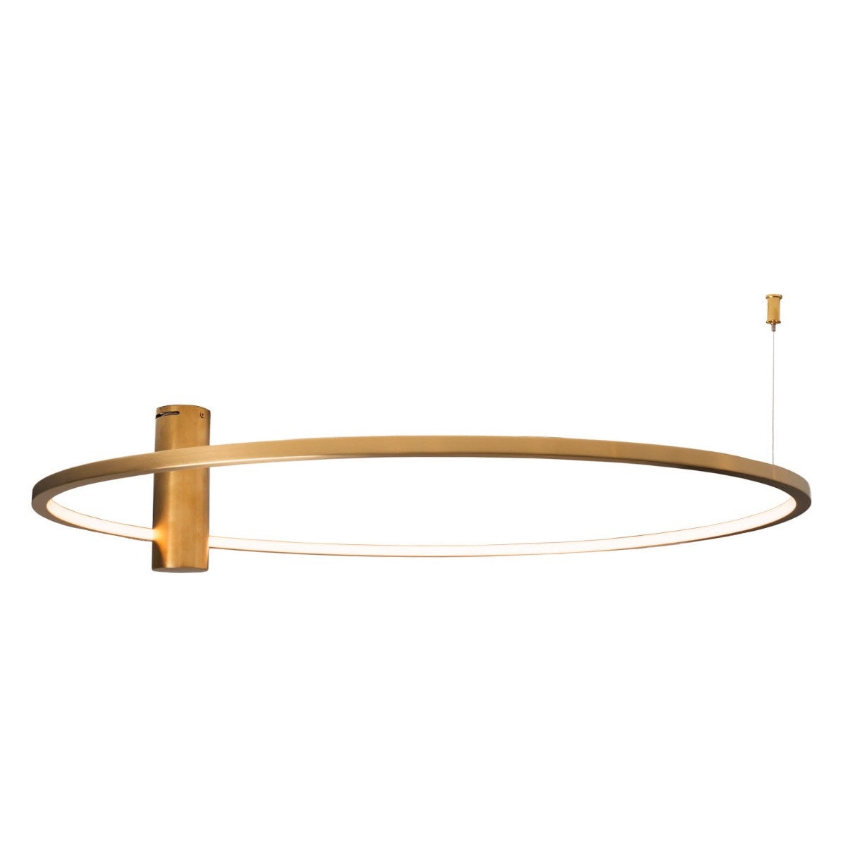 Lampa sufitowa nowoczesna złoty ring Ø80 cm QUEEN LED 20W C0240 Maxlight