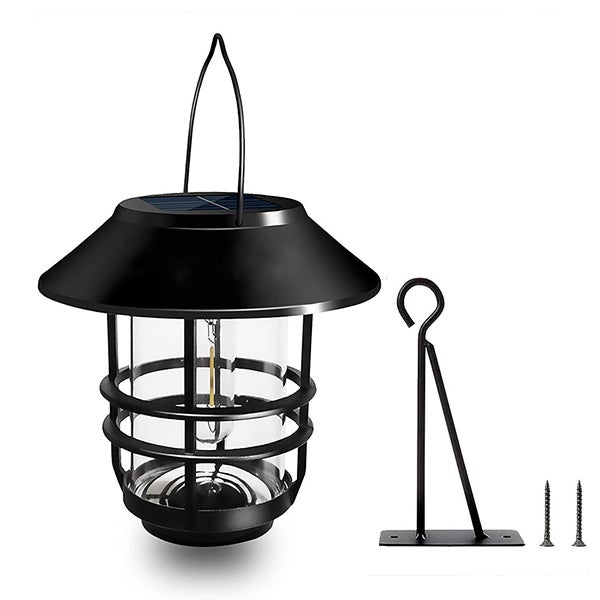1 sztuka lampionu solarnego wiszącego, wodoodporna lampa solarna, lampka ścienna solarna, oświetlenie zewnętrzne, dekoracyjne lampy ścienne