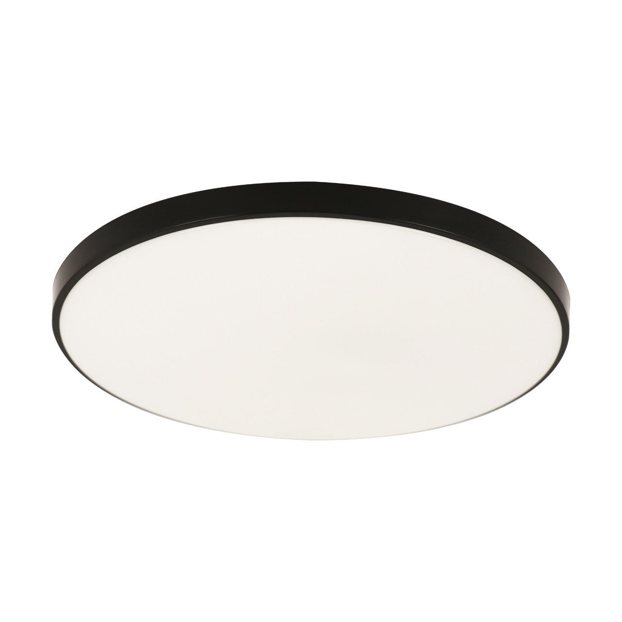 Plafon Dowbor okrągły czarno-biały LED 18W 4000K 1300lm wym: 5 x 27 cm IP44 tworzywo sztuczne Struhm