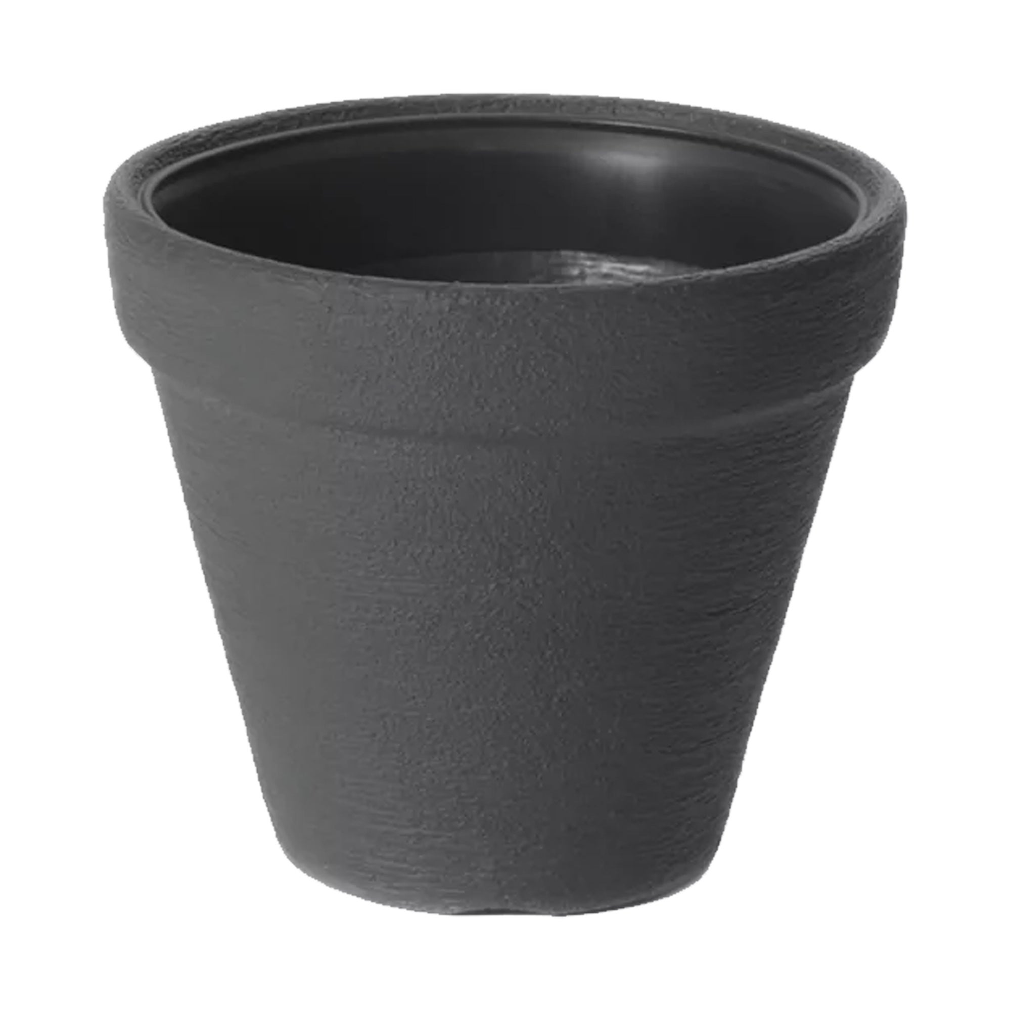 Doniczka Ogrodowa EDANTI 45 cm Efekt Cegły Okrągła Na Taras Antracytowa 1 szt.