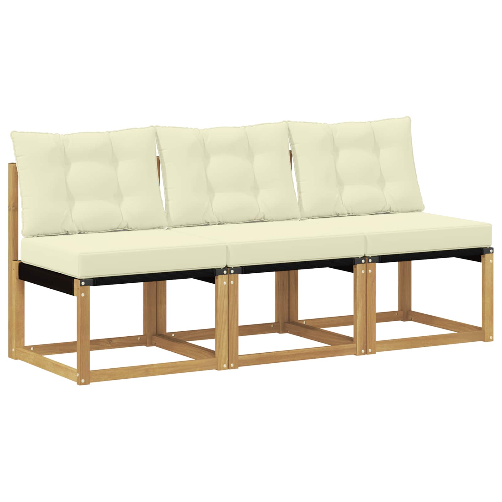 3 Sztuka Środkowa sofa ogrodowa