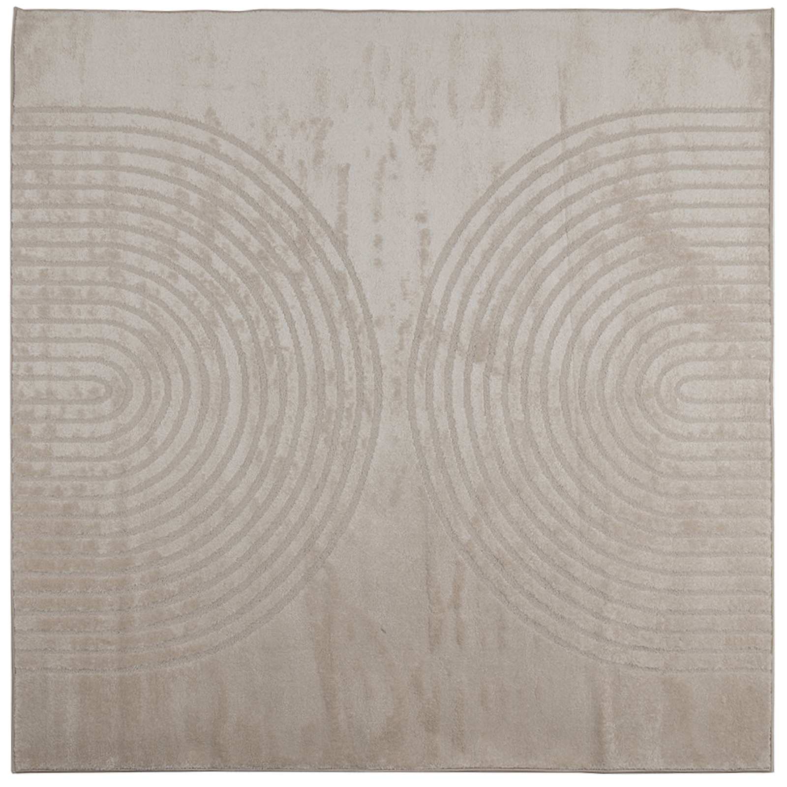 Dywany pokojowe Kwadrat GALATI Beżowy 200 x 200 cm Poliester