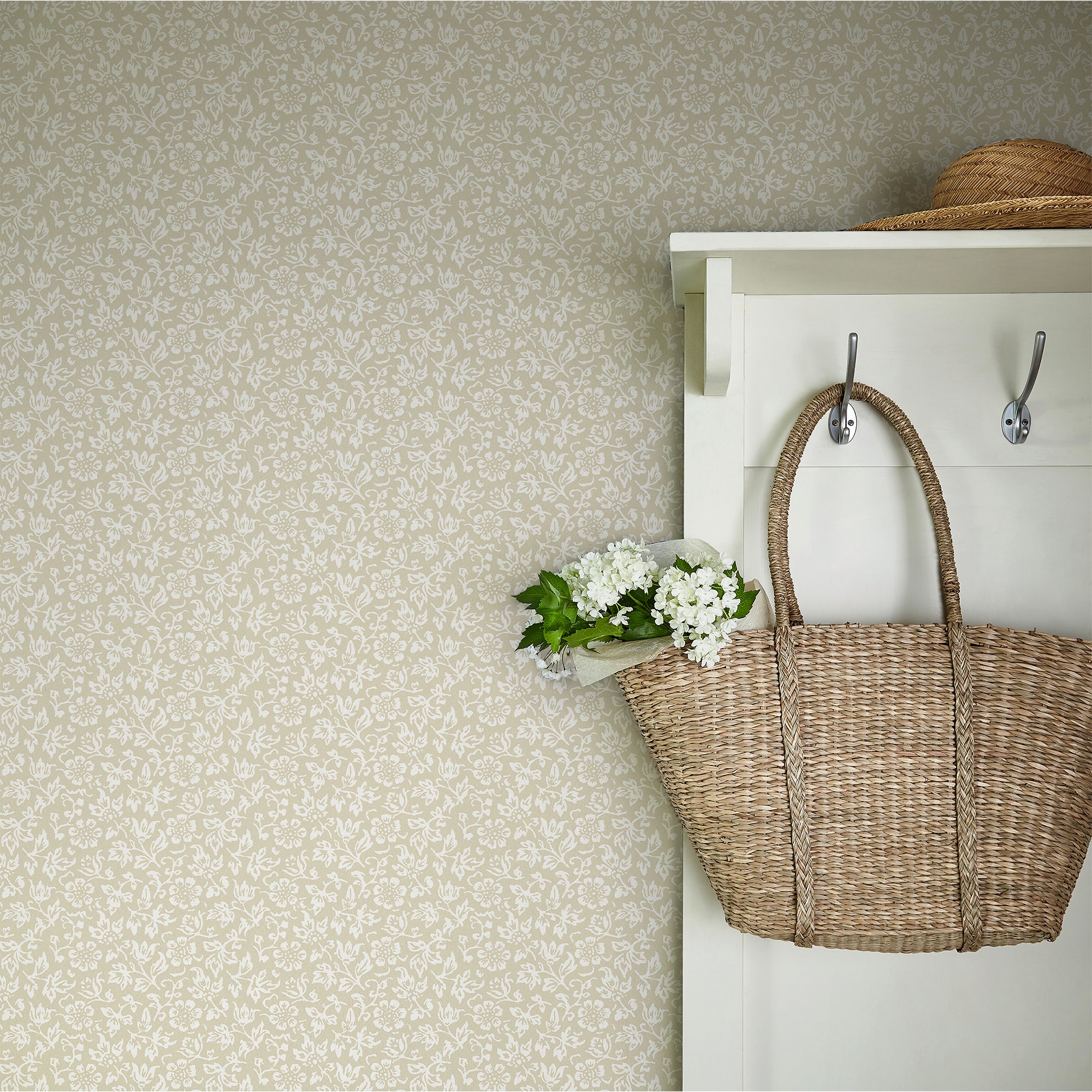 Laura Ashley Tapeta filzelinowa SWEET ALYSSUM TWINE 10 m x 52 cm